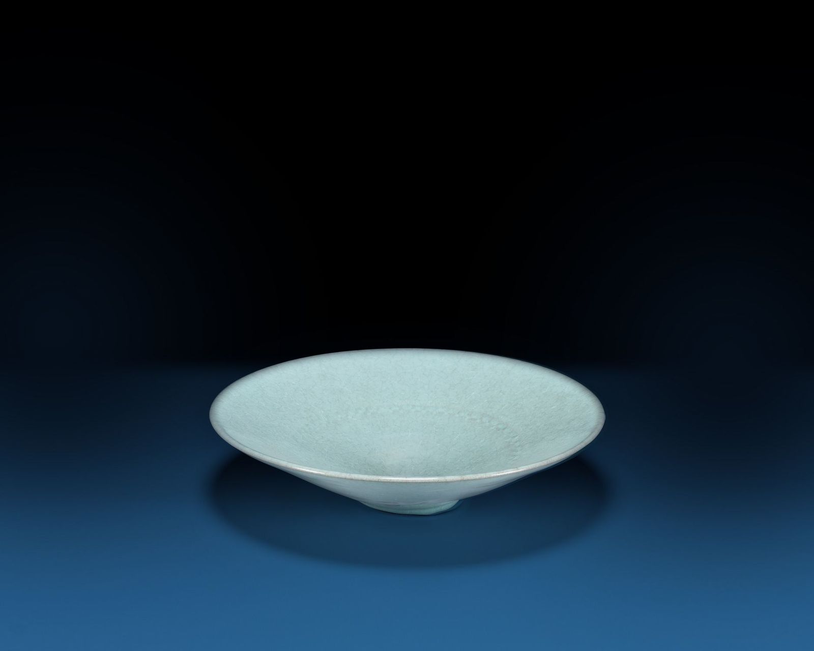 粉青繩紋盤