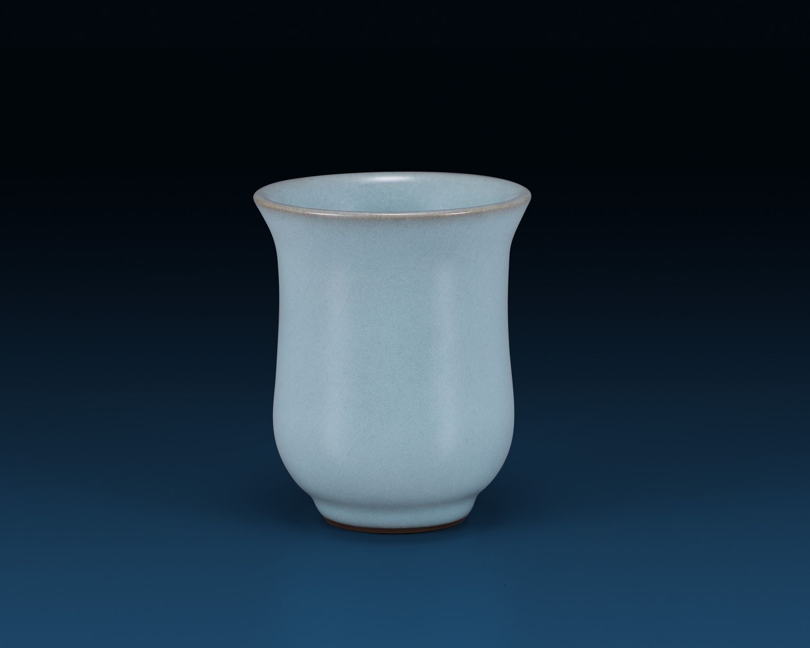 天青仰鐘杯